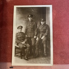 Group of 3 Signallers, Royal West Surrey Regiment - RP PC