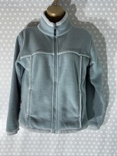 Womens Musto Snugs Uk 10 Duck Egg Long Sleeve Full Zip Thick Fleece Sweater