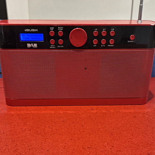 Bush cdab51rpr stereo - bush, portable
