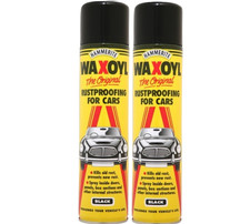 Hammerite waxoyl black - black, x2