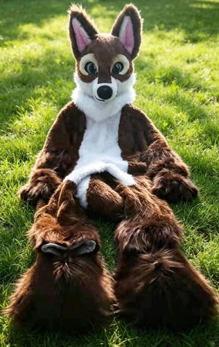 Long fur husky dog fox - dog,