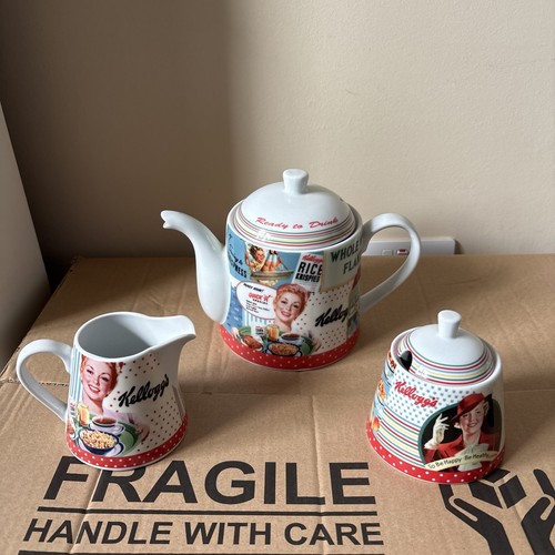 Kellogs portmeirion tea set - kellogs,