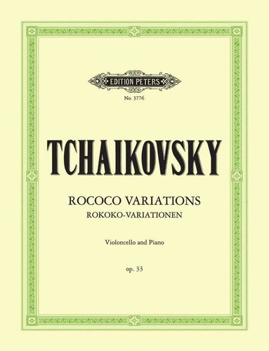 Rococo variations piano - variations, op.33