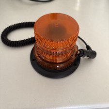 Led Magnetic Car Roof Recovery Flashing Beacon Amber Warning Light 12V