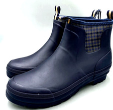 Joules Foxton Navy Ankle Wellies- Wellibob- Neoprene Lining- Brand new