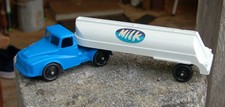 ( milk bottle ) : lovely old Milk Tanker model (metal) : dairy