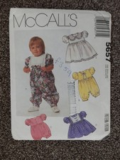 VINTAGE McCall's 5657 Infant's Jumpsuit - Two Lengths - Uncut