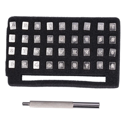 Alphabet stamp punch set - alphabet,