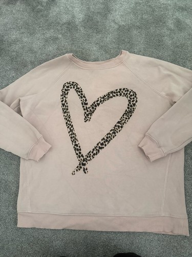 Ladies pink jumper sweatshirt - pink, jumper,