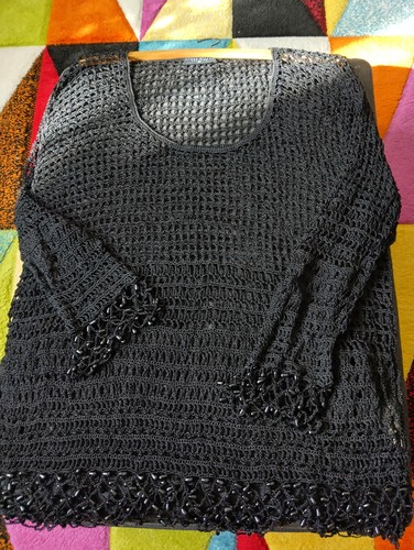 Crochet long sleeve top - crochet, with