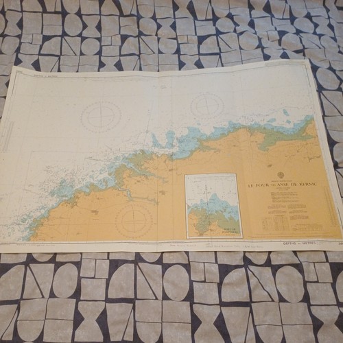 Vintage 1988 admiralty chart - ,