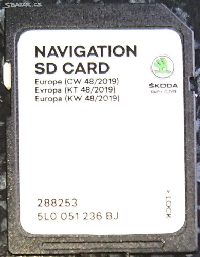 Skoda 32gb navigation - navigation, sd