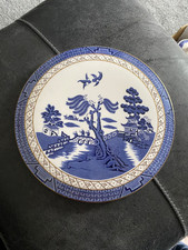 Royal Doulton Booths Real Old Willow Large Gateaux Plate Cake Stand