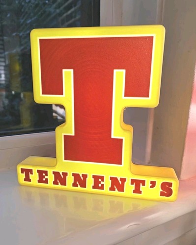 Tennents lager led light - light, with