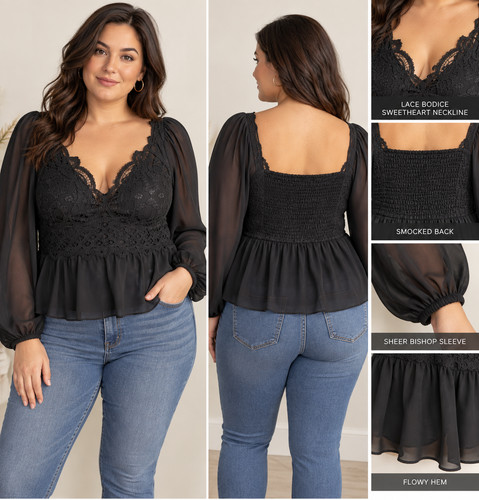 Rue women romantic - +, top