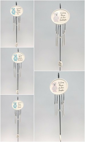 Memorial diamante bear oval - memorial,