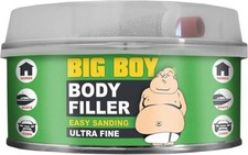 3 x Silverhook Big Boy ULTRA FINE Body Filler Easy Sanding Metal Scratch 600ml