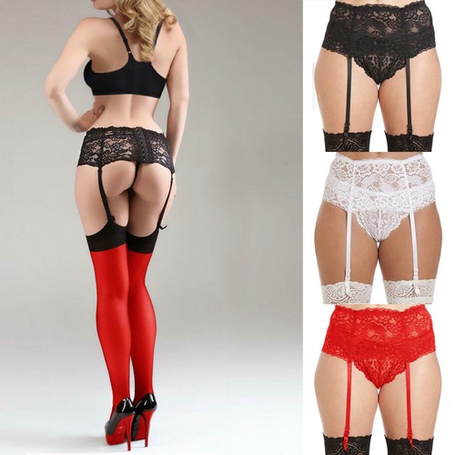 Deep wide lace suspender - deep,