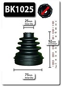 Shaftec bk1025 boot - cv, kit