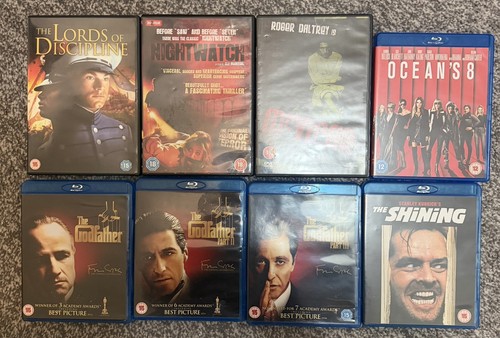 Dvd bluray movie - 8, bundle
