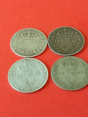 1896 1916 1917 1920 - 1896,1916,1917,1920, silver