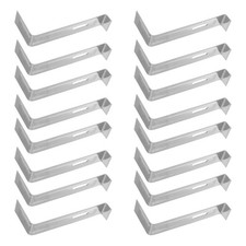  50 Pcs Glazed Tile Fixing Hook Stainless Steel Clips Roof Anchor for