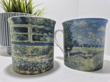 The Leonardo Collection UK Beautiful Mugs X 2 Bone China Tea Coffee