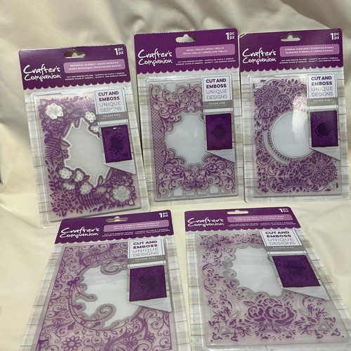 Five cut and emboss - , floral