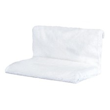 Petlicity Warm Cosy Cat Radiator Bed White Fleece with Strong Steel Frame