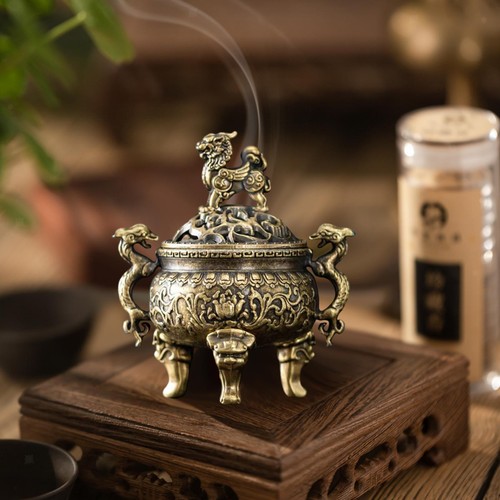 Incense burner brass home - incense,