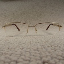 Richard Taylor Glasses Frames Gold Rectangle Half Frame Eyewear Spectacles