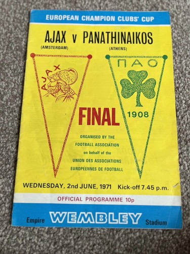 Ajax panathinaikos 1971 - v,