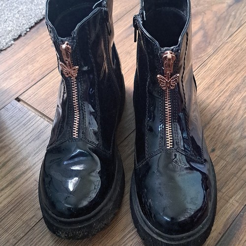 Next kids black patent leather - next,