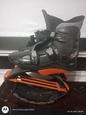 Kangoo Jump Shoes Athletic Mens Size 10-11 Black and Orange