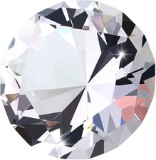 Crystal Diamond Glass Ornament
