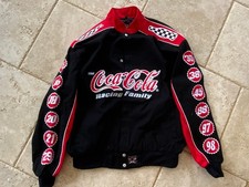 GENUINE NEW CHASE NASCAR JACKET COCA COLA  SMALL MED LARGE XL