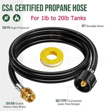 6FT Propane Adapter Hose LP