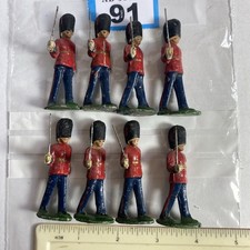 Wendal Wend-Al Guardsmen Aluminium Toy Soldiers Vintage Bundle of 8 NP091