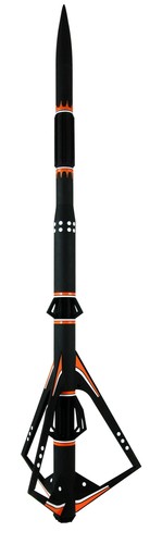 Estes black star - black, model