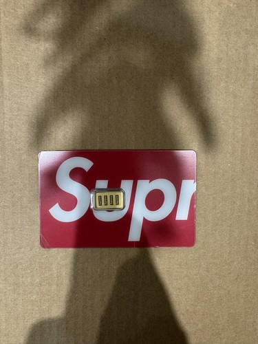 Supreme pamp suisse gold - supreme®/pamp, 1g