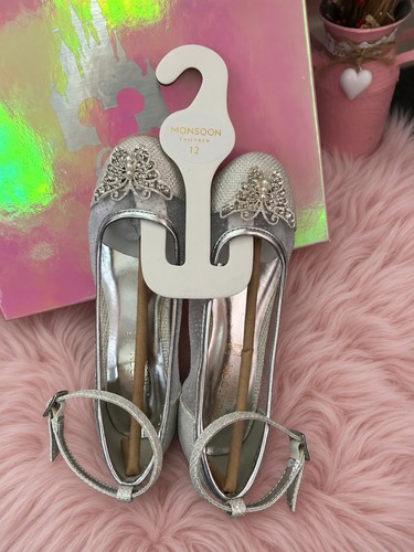 Monsoon girls silver glitter - monsoon,