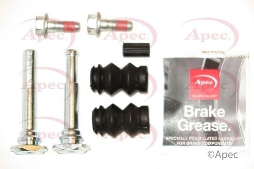 Front axle brake caliper guide - caliper,