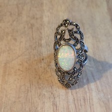 Sterling Silver Fire opal