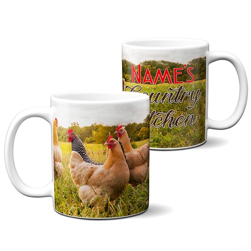 Personalised chicken mug - chicken,