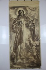 Thomas Aquinas Large Drawing