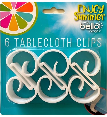 White tablecloth weights - tablecloth,
