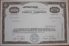 Vesely Co. Apache Pop Up