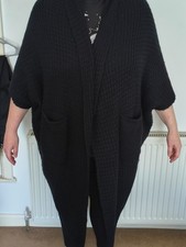 Womens black batwing - xl,