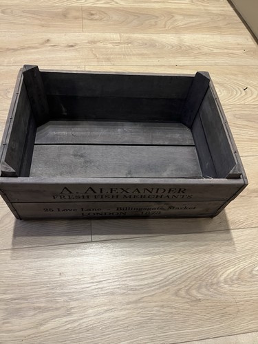 Vintage style wooden crate - vintage,