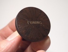 Valve Radio Tuning Control Bakelite Knob Dial Vintage 50s.  (My Ref M23)